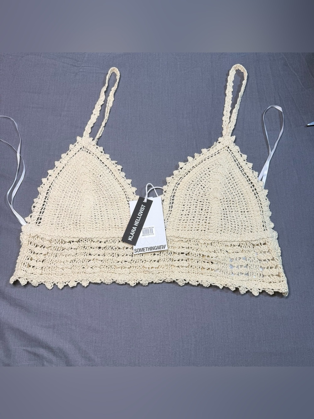 Nordstrom Something New Crochet Bralette in Cream